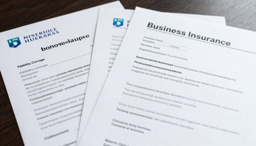 Insurance and bonding certificates for professional carpet cleaning company