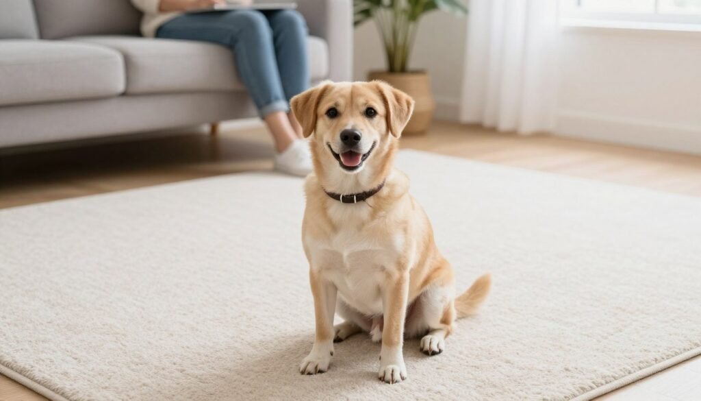 Pet stain and odor removal carpet cleaning in Lake Geneva Wi home with pets